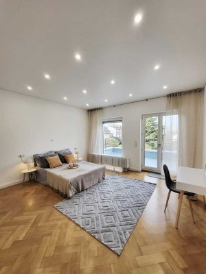 Sofort einziehen - Teilmöbillierte gehobene 3,5 Zi. Wohnung