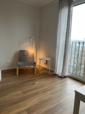 Charmante möblierte 1-Zimmer Wohnung im . OG in Hamburg-Barmbek-Nord mit Balkon