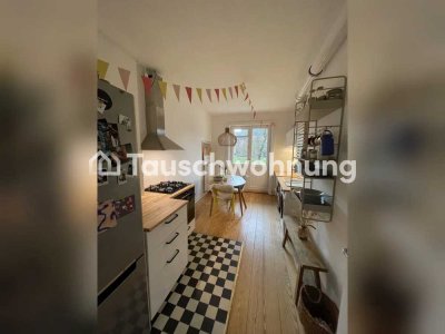 Tauschwohnung: Ruhige 3-Zimmer-Altbauwohnung mit Balkon und Garten | Ottensen