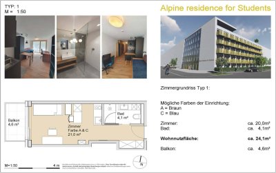 Alpine Resindence for Students - Einzeappartements