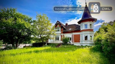 ::: Historische Villa mit Park im Zentrum von Vlotho wie aus einem Kinofilm Mehrgenerationenhaus ::