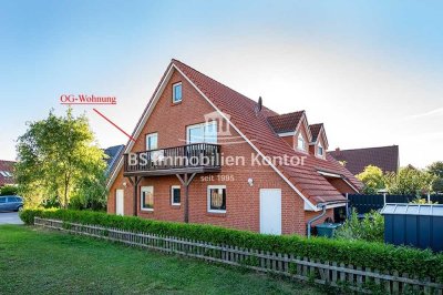 Nähe Timmeler Meer! Renovierte Maisonette Wohnung mit Balkon und PKW-Stellplatz in ruhiger, zentrale