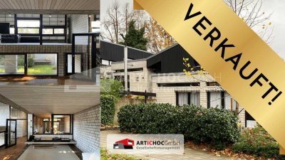 Zeitlose Architektur in KA-Bergwald: vielseitiges, einzigartiges Reihenhaus für Paare & Familien