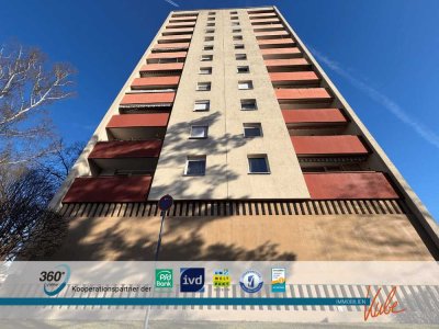 IMMO KUBE! Modernisierte 2 Zi.-ETW mit Loggia und Garage in zentraler Lage von Nbg.-Langwasser