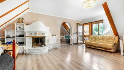 Charmante 3-Zimmer-Wohnung mit Loggia, Wintergarten und Kachelofen in ruhiger Lage