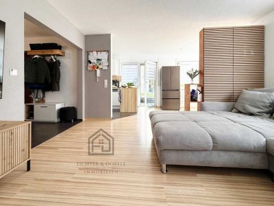 F&D | Gepflegte 3,5-Zimmer-EG-Wohnung mit separatem Eingang, Südterrasse und Stellplatz