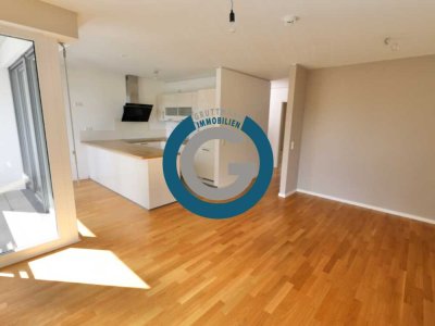 HOCHWERTIGE EINBAUKÜCHE, PARKETTBODEN & FUSSBODENHEIZUNG  - 2 BALKONE - AUFZUG & TG-STELLPLATZ