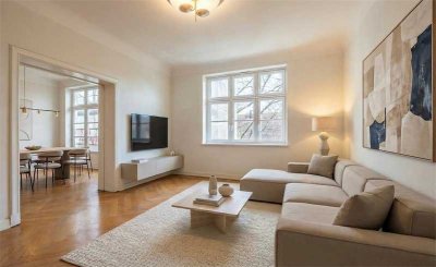 Eppendorf: Altbau Eigentumswohnung mit 4,5 Zimmer, 3 Balkonen und Aufzug