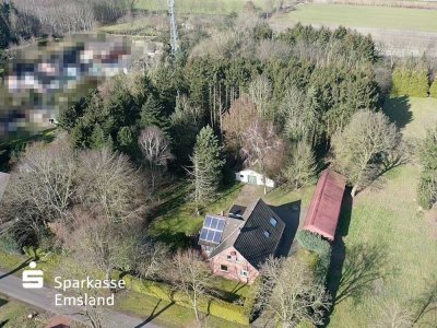 Naturnahes Wohnen mit viel Raum und Potenzial, Einfamilienhaus mit Einliegerwohnung Aschendorfermoor