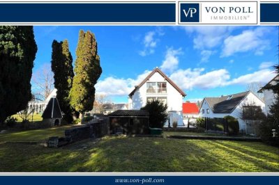 VON POLL - BAD HOMBURG: 
Gepflegtes Dreifamilienhaus mit großzügigem Grundstück