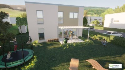 Neubau-Einfamilienhaus in Niedrigstenergie-Bauweise in Königstetten: Haus 3 - Wohntraum vor den Toren Wiens