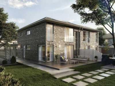 Ihr neues Zuhause: Doppelhaus Aura 136 - Urbanes Wohnen mit Eleganz und Komfort im Neubaugebiet Bahn