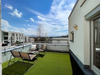 Möblierte 2-Zimmer-Wohnung mit EBK und Dachterrasse in St. Mang Kempten (Allgäu)