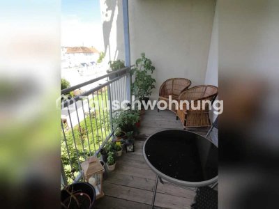Tauschwohnung: Schöne helle Altbauwohnung, großer Balkon, Blick ins Grüne