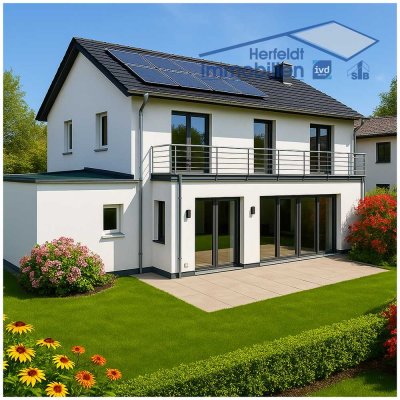 Attraktiver Erstbezug: Moderner Neubau mit Einliegerwohnung, Doppelgarage & Niedrigenergiebauweise