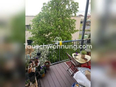 Tauschwohnung: Wohnung in netter Hausgemeinschaft mit Balkon und Hof