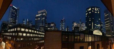 Vollmöblierte sonnige 2,5 Zimmer Wohnung mit Skyline Blick