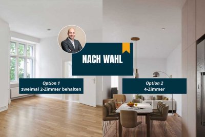 Wohnung mit Garten zur Selbstverwirklichung nahe des Ku´damms! 2x 2 Zr.-Wohnung oder 4-Zr.-Wohnung