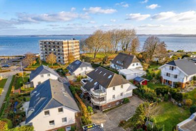 Glücksburg/Schausende: 200 m zur Ostsee, 3-Zimmer-Wohnung, ca. 72 m², Süd-West-Balkon