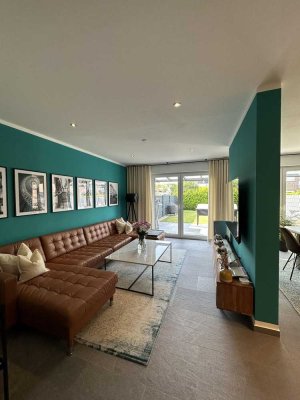 Luxuriöse Neubau-Maisonette-Wohnung im Herzen von Havixbeck mit Garten und Einbauküche