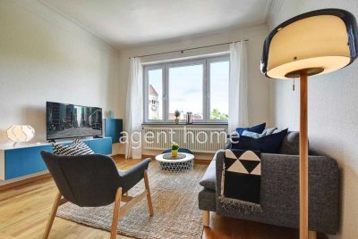 MÖBLIERT - ALTBAU STYLE- 3-Zimmer-Wohnung mit Balkon nahe Villa Berg