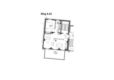 2-Zimmer-Turmwohnung mit Balkon