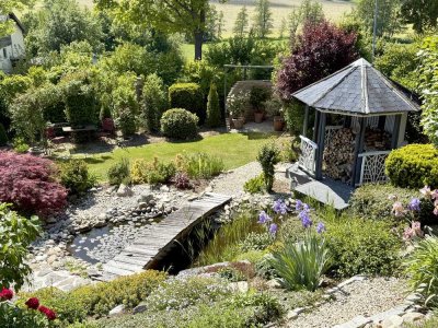 Repräsentatives EFH mit Weitblick und traumhaften Gartenareal in ruhiger Siedlungslage