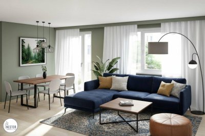 Anlegerwohnung | Moderne 2-Zimmer-Wohnung mit Terrasse nahe der Alten Donau – | Vermietet