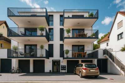 Moderne Eleganz trifft Wohnkomfort – 3-Zimmer-Neubauwohnung