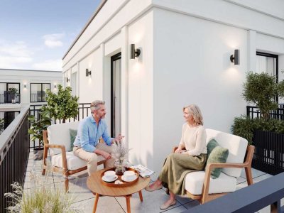 Neubauwohnung mit zwei Balkonen im Kö-Karree - nur 80m von der Königsallee entfernt