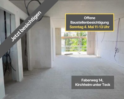 Kirchheim Whg 17: Attraktive 4,5-Zimmer-Wohnung mit Balkon in Süd-West-Ausrichtung im 2. OG
