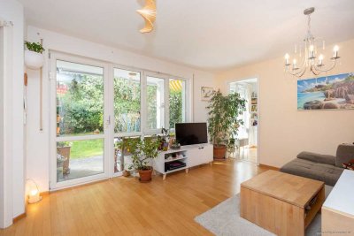 Helle 2-Zi.-Gartenwhg mit Hobbyraum (Wohn-/Nutzfläche ca. 93 m²) im Maisonettestil in der Lerchenau!