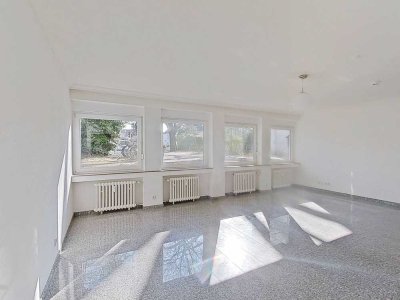 Schöne und helle Souterrain-Wohnung mit 3 Zimmern & Gartenstück