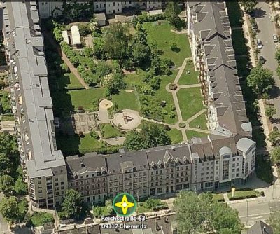 Voll möblierte 1-Zimmer Wohnung top-modernisiert  im 2. OG in Chemnitz-Kaßberg