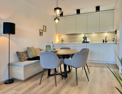 EXKLUSIVE 3- Zimmer -GARTENRESIDENZ: Vollmöblierter hochgehobener Wohnkomfort am Grabensee