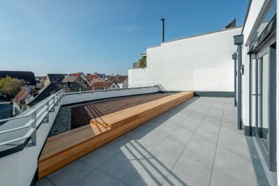 Penthouse-Highlight: Exklusive 4,5-Zimmerwohnung mit Aufzug in Ditzingen - Beste Innenstadtlage!