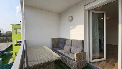 4-Zimmer-Wohnung mit optimalem Grundriss, Balkon und zwei Carport-Stellplätzen