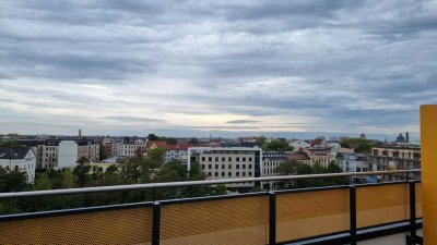 Exklusives Penthouse mit 2 Zimmern und Balkon in Leipzig Zentrum-Südost