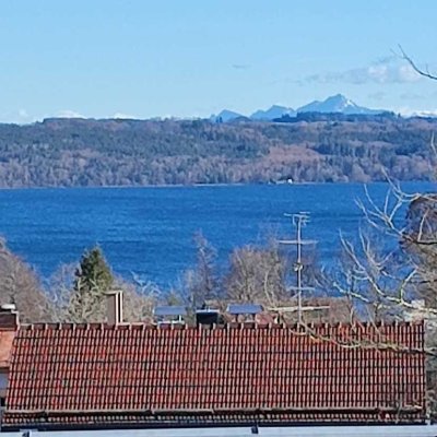 Exklusive 3,5 Zimmer-Terrassenwohnung in Tutzing  mit See-/Gebirgsblick mit gehobener Ausstattung