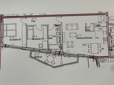 Neuwertige 3-Zimmer-Wohnung mit Balkon in Hohenlinden