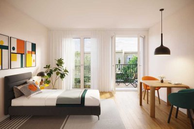 Smartes Investment: Studio-Apartment im ruhigen Innenhof