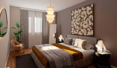 Wohnung mit Balkon und Keller