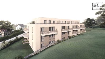B & B Immobilien: Moderne 2-Zimmer-Neubauwohnung mit Ankleide in Pluwig zu verkaufen