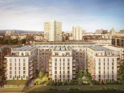 4-Zimmer-Penthouse in moderner Wohnanlage in Gallus