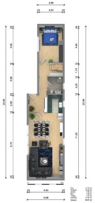 Wohnen wie im eigenen Haus! Großzügige Maisonettewohnung mit Garten, Garage & Stellplätzen