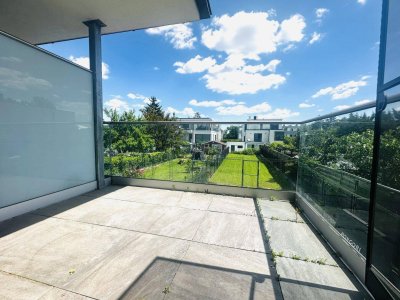 Wohnen im Grünen, mit Balkon und Tiefgaragenplatz, Nähe UNO-City, ca. 10 min vom Donauzentrum entfernt