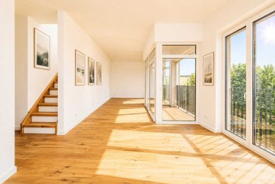 Penthouse-Highlight: Erstbezug mit Dachterrasse – 3 Zimmer, Skyline-Blick und Kfz-Stellplatz!