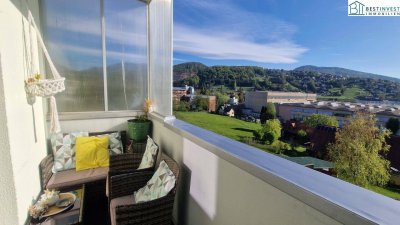 Moderne 3-Zi. mit Balkon &amp; Wintergarten im Zentrum
