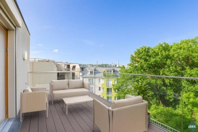 ERSTBEZUG | Exklusives 4-Zimmer-Penthouse mit zwei Terrassen und zwei Bädern