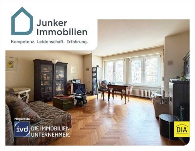 S-Süd: Altbaucharme trifft Potenzial – 4-Zi.-Wohnung mit Balkon